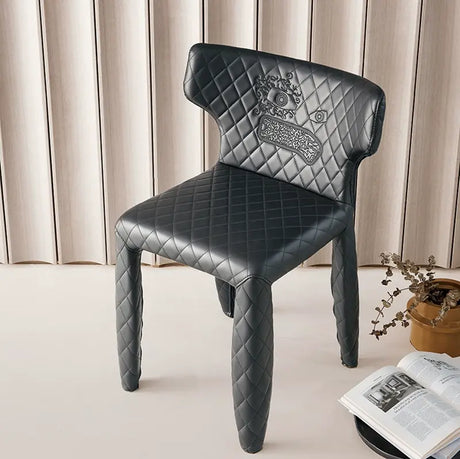 MOXER Valentina Chic Minimalist Leather Dining Chair from MOXER