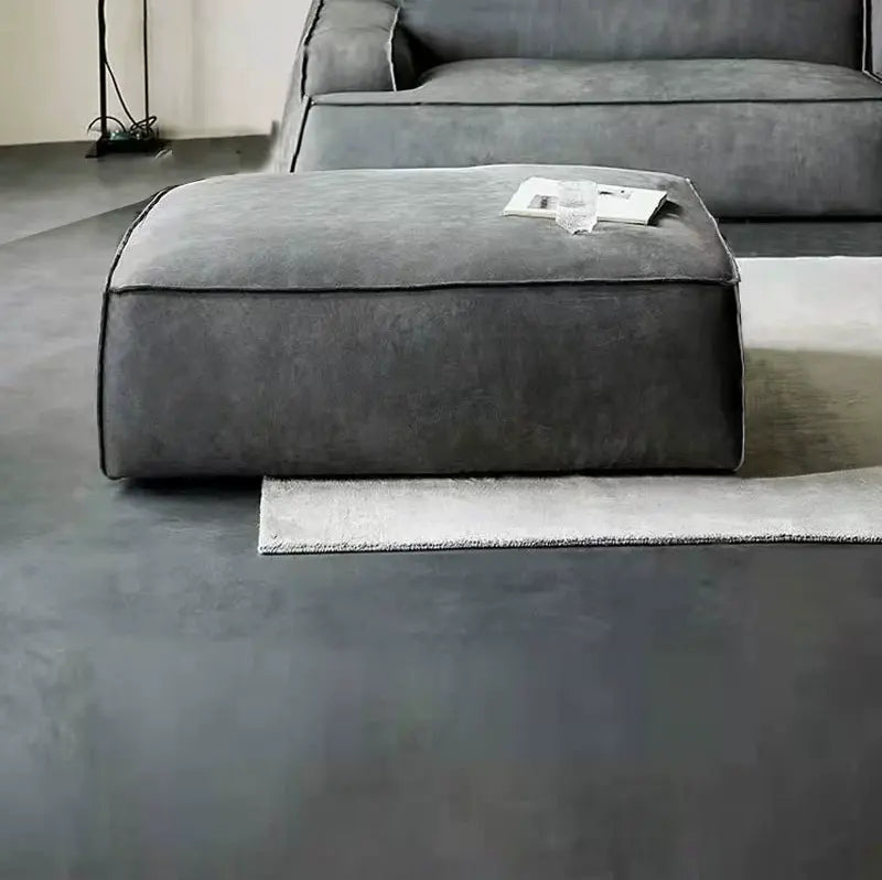 MOXER Zafira Elegant Frosted Sofa Stool from MOXER