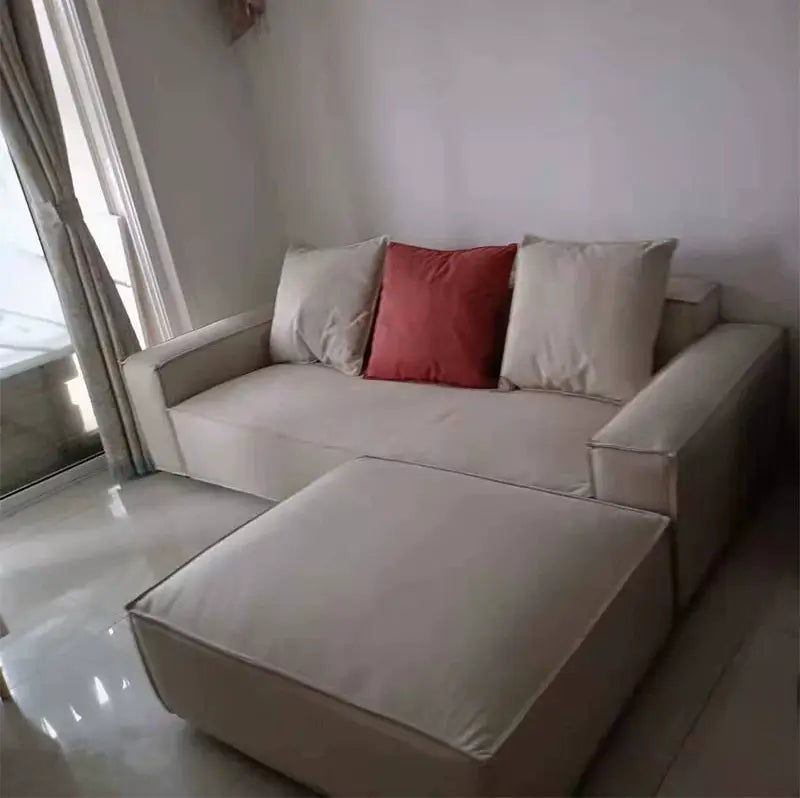 MOXER Zafira Elegant Frosted Sofa Stool from MOXER