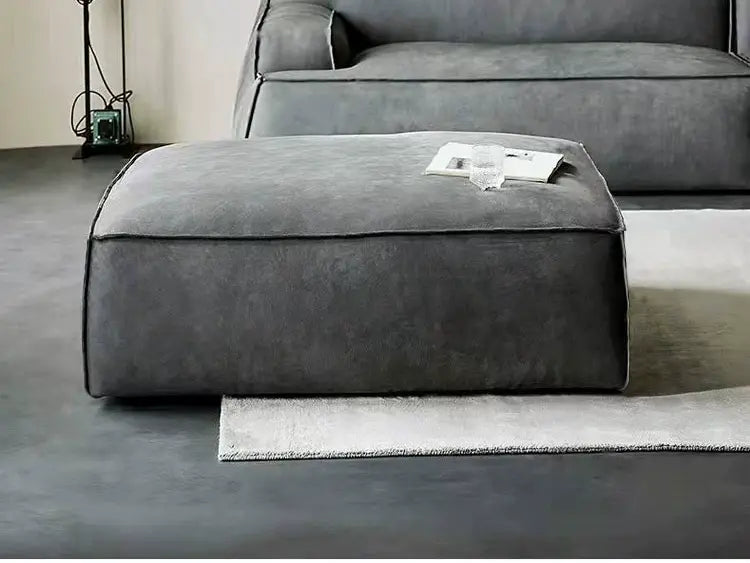 MOXER Zafira Elegant Frosted Sofa Stool from MOXER