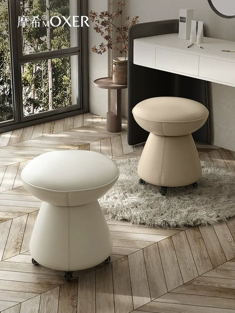 MOXER Zephyra Luxurious Swivel Makeup Stool from MOXER