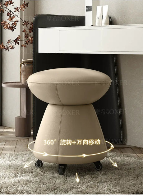 MOXER Zephyra Luxurious Swivel Makeup Stool from MOXER