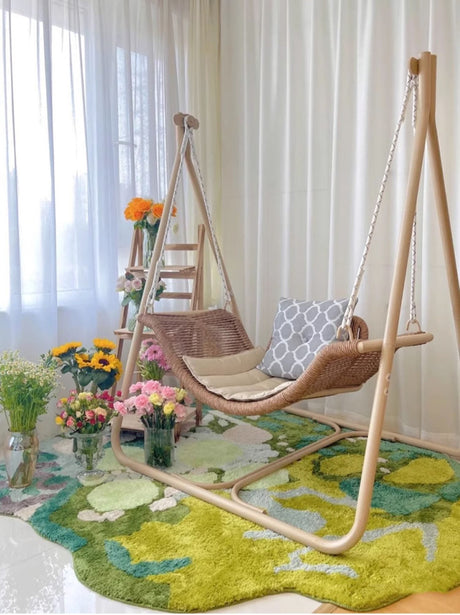 MOXI Elowen Plush Eco-Friendly Round Carpet from MOXI