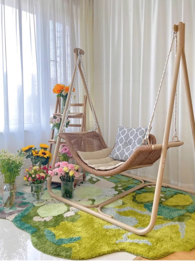 MOXI Elowen Plush Eco-Friendly Round Carpet from MOXI