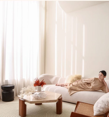 MOXI Elowen Plush Eco-Friendly Round Carpet from MOXI
