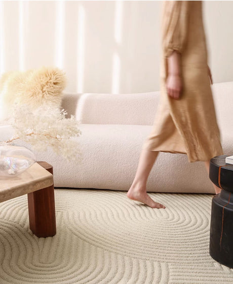 MOXI Elowen Plush Eco-Friendly Round Carpet from MOXI