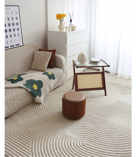 MOXI Elowen Plush Eco-Friendly Round Carpet from MOXI