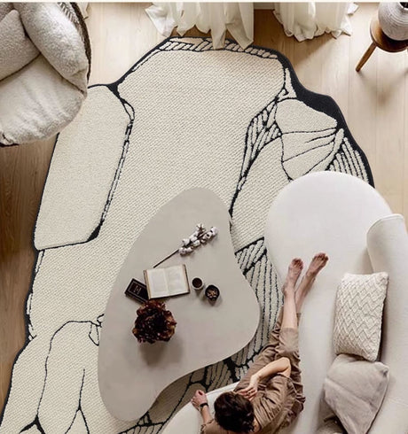 MOXI Elowen Plush Eco-Friendly Round Carpet from MOXI