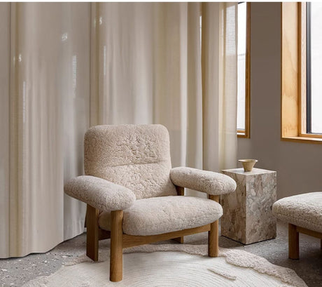 MOXI Hikaru Minimalist Coffee Table Edge Blanket Carpet from MOXI