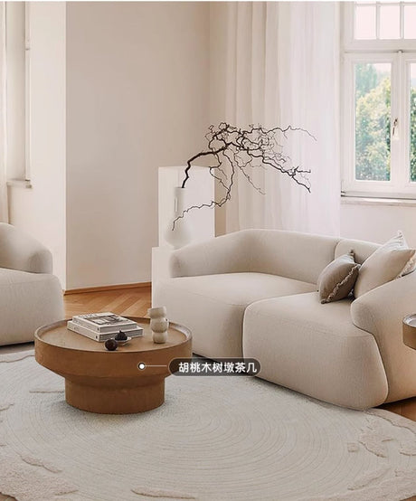 MOXI Hikaru Minimalist Coffee Table Edge Blanket Carpet from MOXI