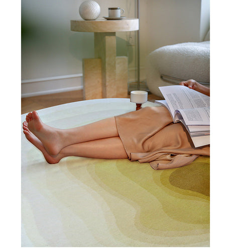 MOXI Isadora Irregular Retro Luxury Coffee Carpet from MOXI