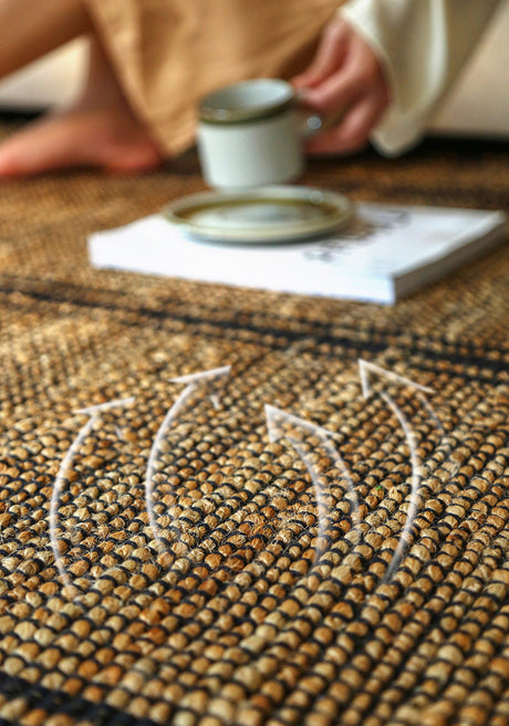 MOXI Isolde Handmade Zero Glue Water Imported French Carpet Living Room Yellow Luxe from MOXI