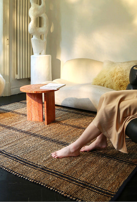 MOXI Isolde Handmade Zero Glue Water Imported French Carpet Living Room Yellow Luxe from MOXI
