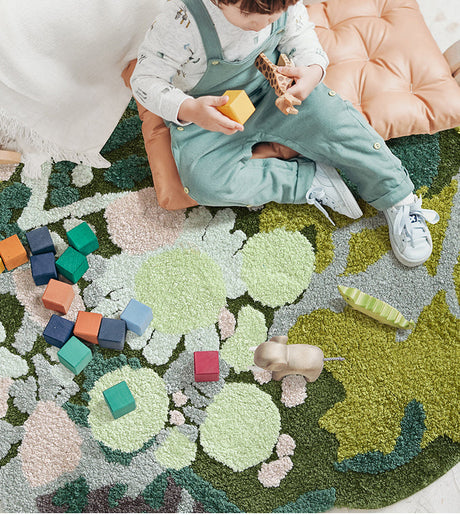 MOXI Santiago Cozy Colorful Carpet Living Room Cushion from MOXI