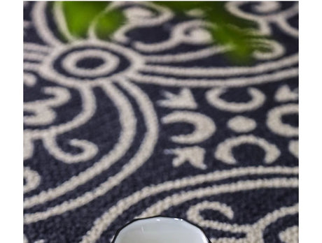 MOXI Valentina Vibrant Retro Wool Round Carpet from MOXI