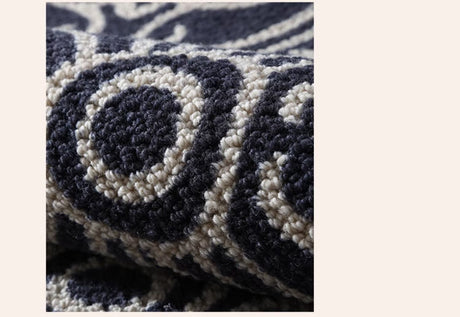 MOXI Valentina Vibrant Retro Wool Round Carpet from MOXI