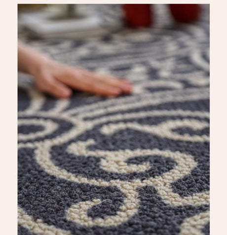 MOXI Valentina Vibrant Retro Wool Round Carpet from MOXI