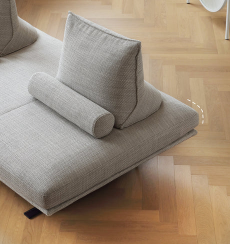 MOYU Adriano Elegant Minimalist Handrail Luxury Fabric Sofa from MOYU