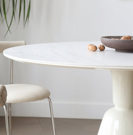 MOYU Corazon Elegant Creamy Rockboard Dining Set from MOYU