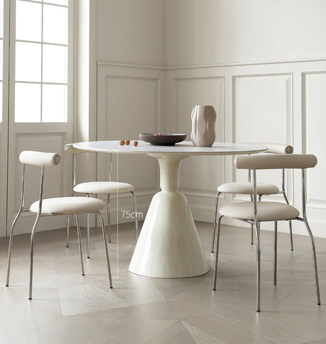 MOYU Corazon Elegant Creamy Rockboard Dining Set from MOYU