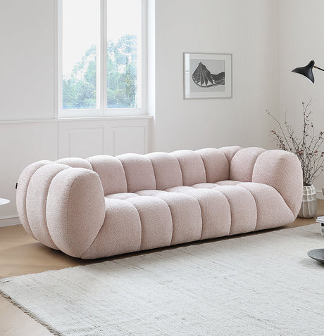 MOYU Elowen Creamy Style Marshmallow Small Apartment Sofa from MOYU