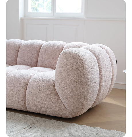 MOYU Elowen Creamy Style Marshmallow Small Apartment Sofa from MOYU
