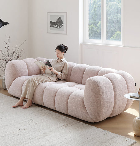 MOYU Elowen Creamy Style Marshmallow Small Apartment Sofa from MOYU
