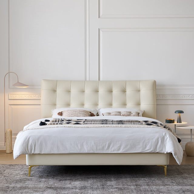 MOYU Elowen Luxurious Modern Leather Bed from MOYU