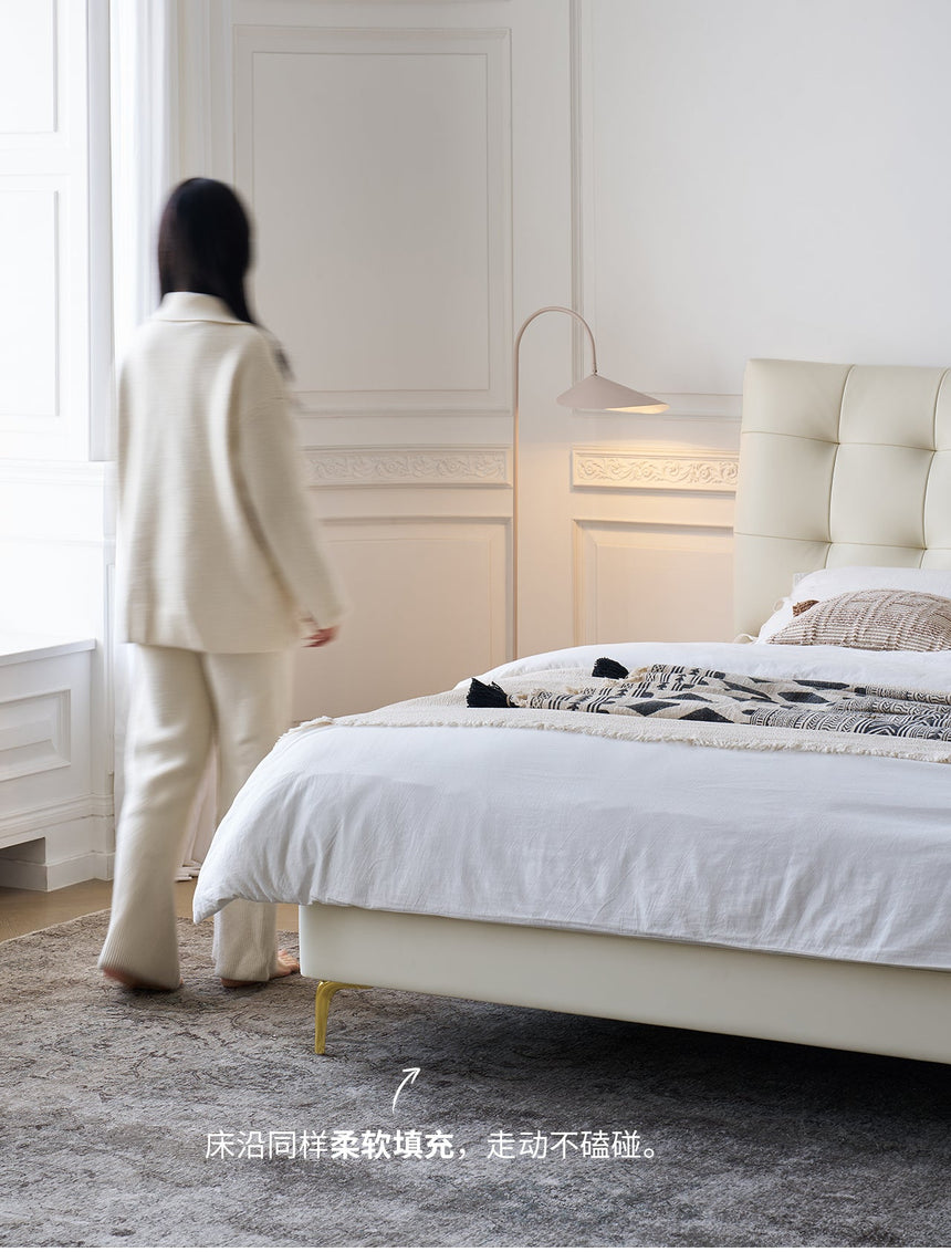 MOYU Elowen Luxurious Modern Leather Bed from MOYU