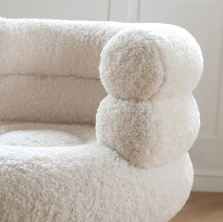 MOYU Elowen Rustic Natural Wood Leisure Chair from MOYU