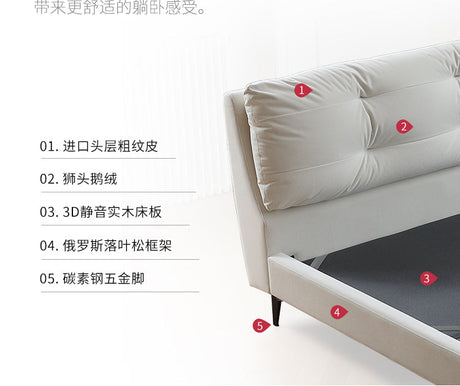 MOYU Elowen Sleek Compact Minimalist Bed from MOYU
