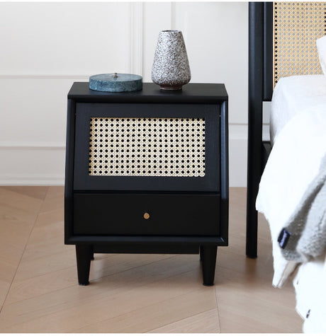 MOYU Harukaze Solid Wood Minimalist Bedside Cabinet from MOYU