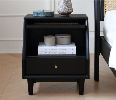 MOYU Harukaze Solid Wood Minimalist Bedside Cabinet from MOYU