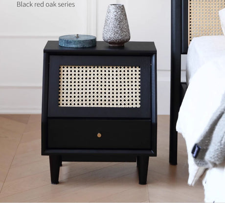 MOYU Harukaze Solid Wood Minimalist Bedside Cabinet from MOYU