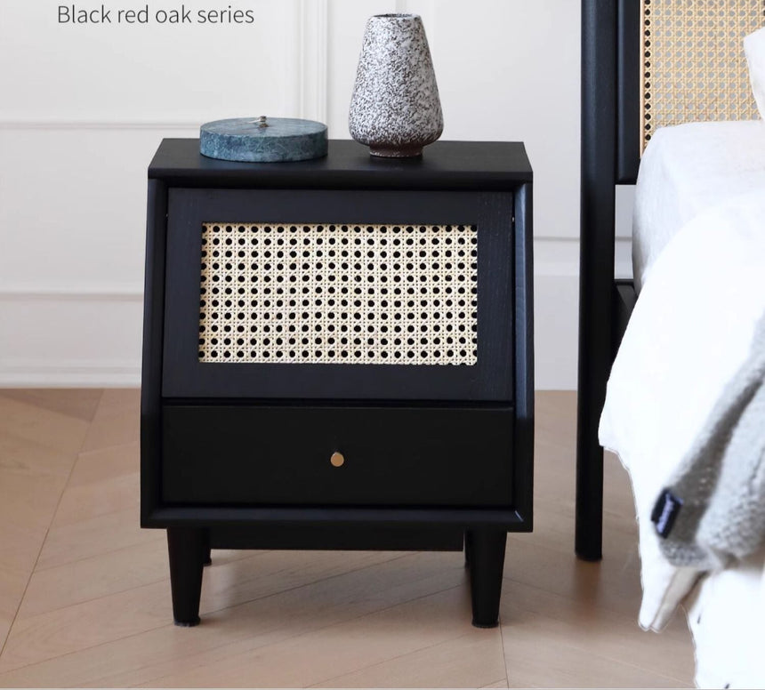 MOYU Harukaze Solid Wood Minimalist Bedside Cabinet from MOYU