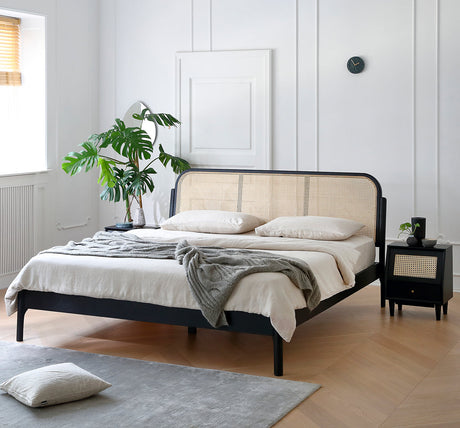 MOYU Harukaze Solid Wood Minimalist Bedside Cabinet from MOYU