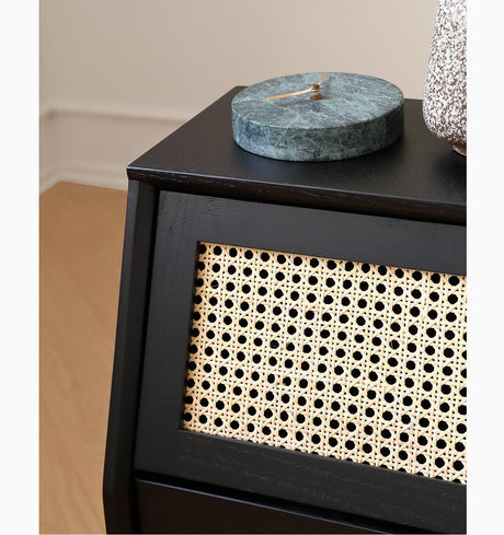 MOYU Harukaze Solid Wood Minimalist Bedside Cabinet from MOYU