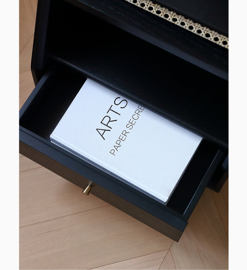 MOYU Harukaze Solid Wood Minimalist Bedside Cabinet from MOYU