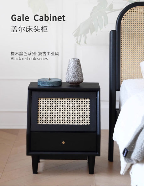 MOYU Harukaze Solid Wood Minimalist Bedside Cabinet from MOYU