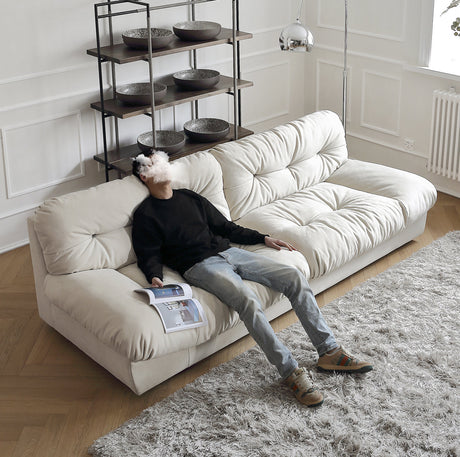 MOYU Luminara Soft Retro Fabric Cloud Cushion from MOYU