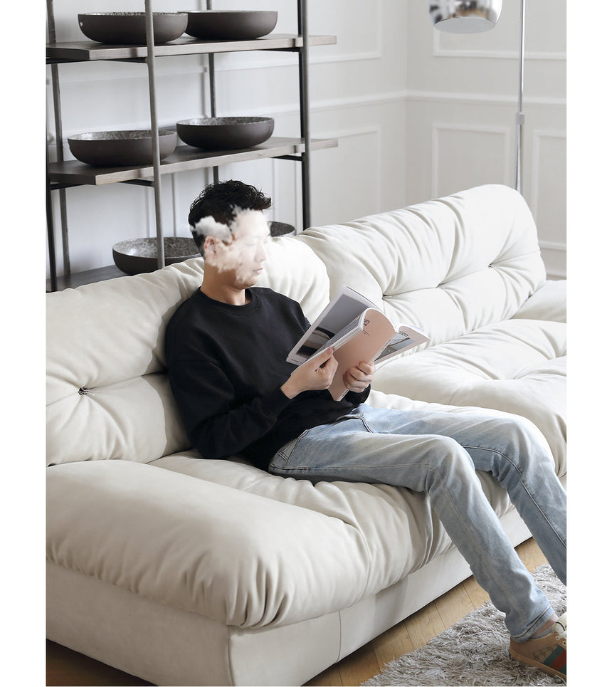 MOYU Luminara Soft Retro Fabric Cloud Cushion from MOYU