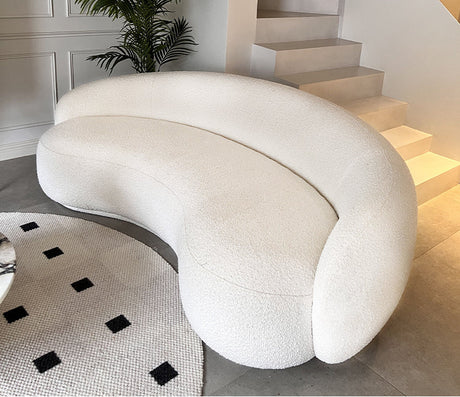 MOYU Santiago Elegant Curved Minimalist Sofa from MOYU