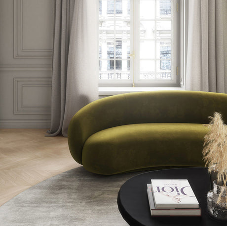 MOYU Santiago Elegant Curved Minimalist Sofa from MOYU