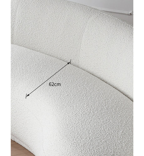 MOYU Santiago Elegant Curved Minimalist Sofa from MOYU