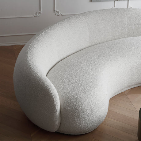 MOYU Santiago Elegant Curved Minimalist Sofa from MOYU