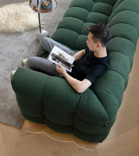MOYU Seraphina Cozy Retro Cotton Sofa from MOYU