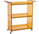 NIYE Aislinn Transparent Nordic Sofa Side Table from NIYE
