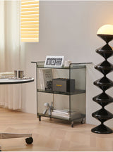 NIYE Aislinn Transparent Nordic Sofa Side Table from NIYE