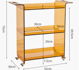 NIYE Aislinn Transparent Nordic Sofa Side Table from NIYE