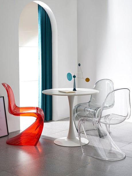 NIYE Alborz Sleek Modern Acrylic High Chair from NIYE